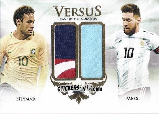 Sticker Neymar / Lionel Messi - World Football UNIQUE 2018
 n. VS13 - Futera