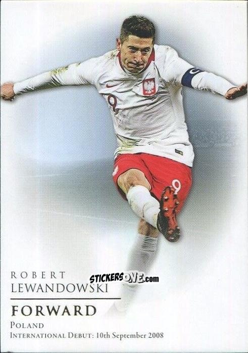 Sticker Robert Lewandowski - World Football UNIQUE 2018
 n. 76 - Futera