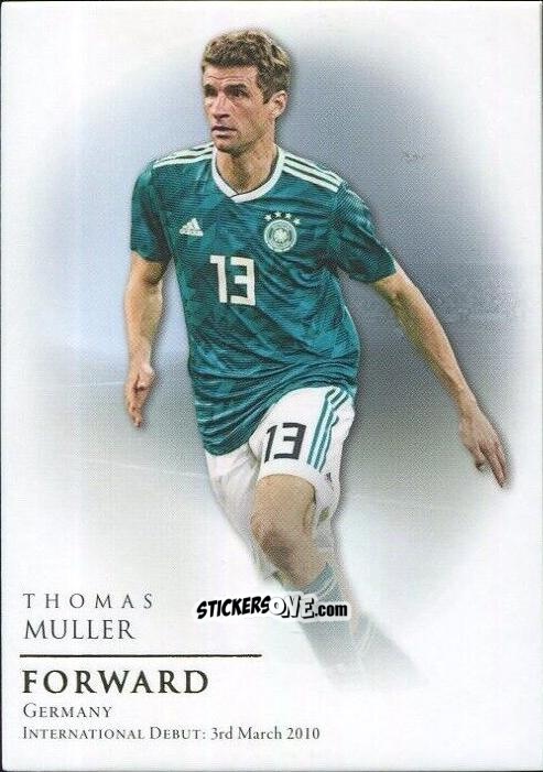 Sticker Thomas Muller - World Football UNIQUE 2018
 n. 83 - Futera