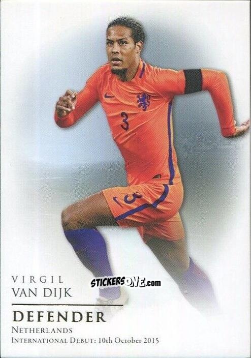 Sticker Virgil Van Dijk - World Football UNIQUE 2018
 n. 28 - Futera
