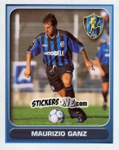 Sticker Maurizio Ganz (Superstar) - Calcio 2000-2001 - Merlin