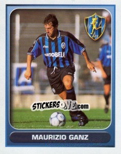 Sticker Maurizio Ganz (Superstar) - Calcio 2000-2001 n. 4 - Merlin
