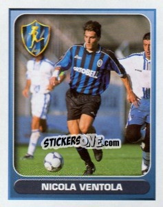 Sticker Nicola Ventola (Superstar) - Calcio 2000-2001 n. 6 - Merlin
