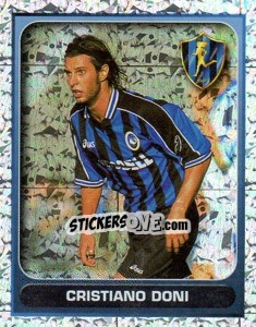 Sticker Cristiano Doni (Il Bomber) - Calcio 2000-2001 n. 7 - Merlin