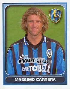 Figurina Massimo Carrera - Calcio 2000-2001 - Merlin