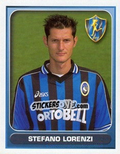 Sticker Stefano Lorenzi - Calcio 2000-2001 n. 12 - Merlin