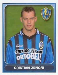 Sticker Cristian Zenoni - Calcio 2000-2001 n. 14 - Merlin