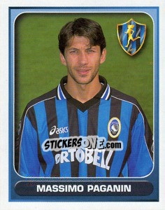 Sticker Massimo Paganin - Calcio 2000-2001 n. 15 - Merlin