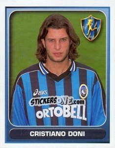 Sticker Cristiano Doni - Calcio 2000-2001 n. 16 - Merlin