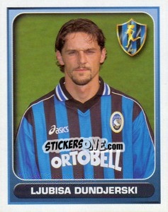 Sticker Ljubisa Dundjerski - Calcio 2000-2001 n. 17 - Merlin