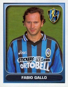Sticker Fabio Gallo - Calcio 2000-2001 n. 18 - Merlin
