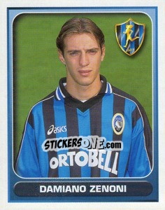 Sticker Damiano Zenoni - Calcio 2000-2001 - Merlin