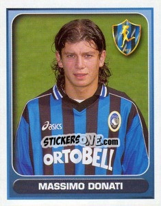 Sticker Massimo Donati - Calcio 2000-2001 n. 21 - Merlin
