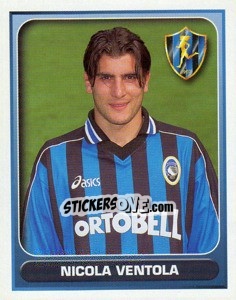 Sticker Nicola Ventola - Calcio 2000-2001 n. 25 - Merlin