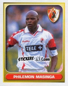 Figurina Philemon Masinga (Superstar) - Calcio 2000-2001 - Merlin