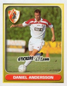 Figurina Daniel Andersson (Superstar) - Calcio 2000-2001 - Merlin