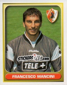 Figurina Francesco Mancini - Calcio 2000-2001 - Merlin