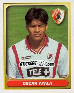 Cromo Oscar Ayala - Calcio 2000-2001 n. 34 - Merlin