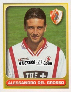 Cromo Alessandro del Grosso - Calcio 2000-2001 - Merlin