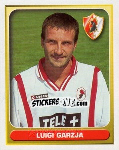 Sticker Luigi Garzja - Calcio 2000-2001 n. 37 - Merlin