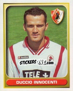 Sticker Duccio Innocenti - Calcio 2000-2001 - Merlin