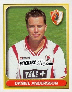 Figurina Daniel Andersson - Calcio 2000-2001 - Merlin