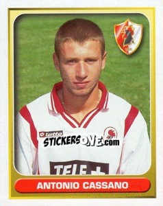Sticker Antonio Cassano - Calcio 2000-2001 n. 42 - Merlin