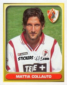 Sticker Mattia Collauto - Calcio 2000-2001 n. 43 - Merlin