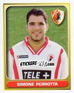 Cromo Simone Perrotta - Calcio 2000-2001 - Merlin