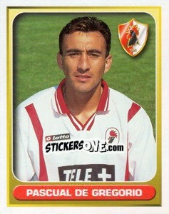 Sticker Pascual de Gregorio - Calcio 2000-2001 - Merlin