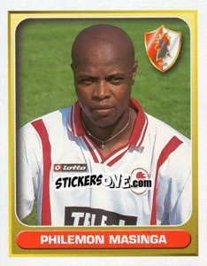 Figurina Philemon Masinga - Calcio 2000-2001 - Merlin