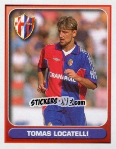 Sticker Tomas Locatelli (Superstar) - Calcio 2000-2001 n. 56 - Merlin