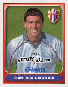 Sticker Gianluca Pagliuca - Calcio 2000-2001 n. 58 - Merlin