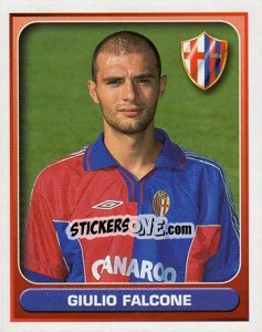 Sticker Giulio Falcone - Calcio 2000-2001 n. 62 - Merlin