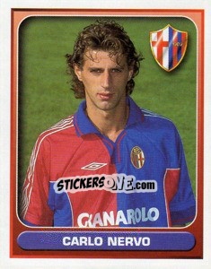 Sticker Carlo Nervo - Calcio 2000-2001 - Merlin