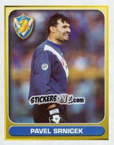 Figurina Pavel Srnicek (Superstar) - Calcio 2000-2001 - Merlin