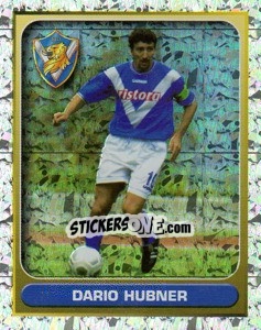 Sticker Dario Hubner (Il Bomber) - Calcio 2000-2001 - Merlin