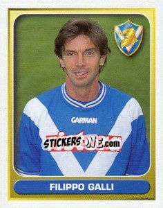 Figurina Filippo Galli - Calcio 2000-2001 - Merlin