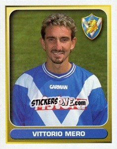 Figurina Vittorio Mero - Calcio 2000-2001 - Merlin