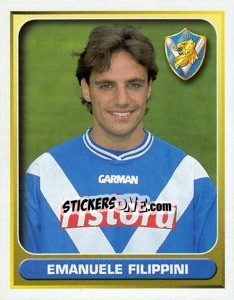 Cromo Emanuele Filippini - Calcio 2000-2001 - Merlin