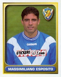 Figurina Massimiliano Esposito - Calcio 2000-2001 - Merlin