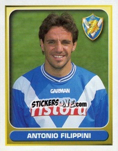 Sticker Antonio Filippini - Calcio 2000-2001 n. 91 - Merlin