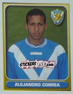 Figurina Alejandro Correa - Calcio 2000-2001 - Merlin