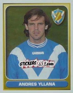Sticker Andres Yllana - Calcio 2000-2001 - Merlin