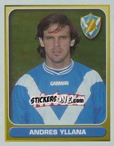 Cromo Andres Yllana - Calcio 2000-2001 - Merlin