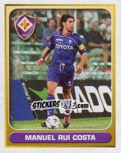 Cromo Manuel Rui Costa (Superstar) - Calcio 2000-2001 - Merlin