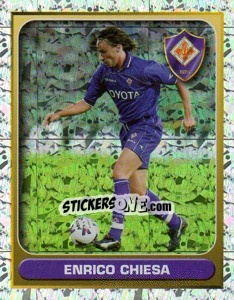Sticker Enrico Chiesa (Il Bomber) - Calcio 2000-2001 - Merlin