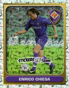 Sticker Enrico Chiesa (Il Bomber) - Calcio 2000-2001 n. 107 - Merlin