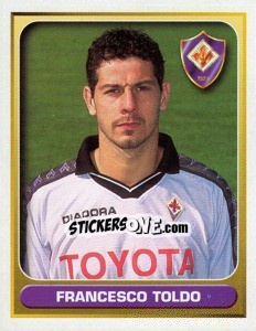 Sticker Francesco Toldo - Calcio 2000-2001 n. 108 - Merlin