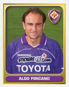 Sticker Aldo Firicano - Calcio 2000-2001 - Merlin